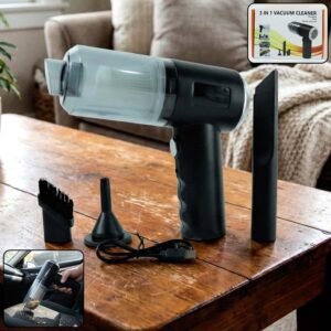 Mini Car Vacuum – Wireless, Portable & 3-in-1 Cleaner | Storenzo