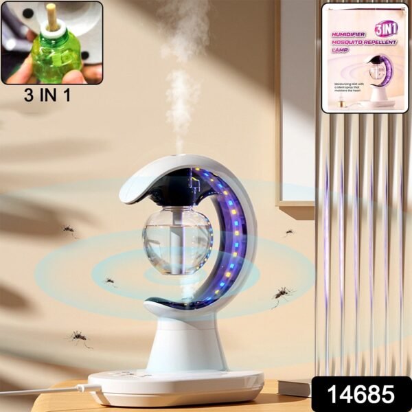 3-in-1 Humidifier Lamp – LED Light & Mosquito Repellent