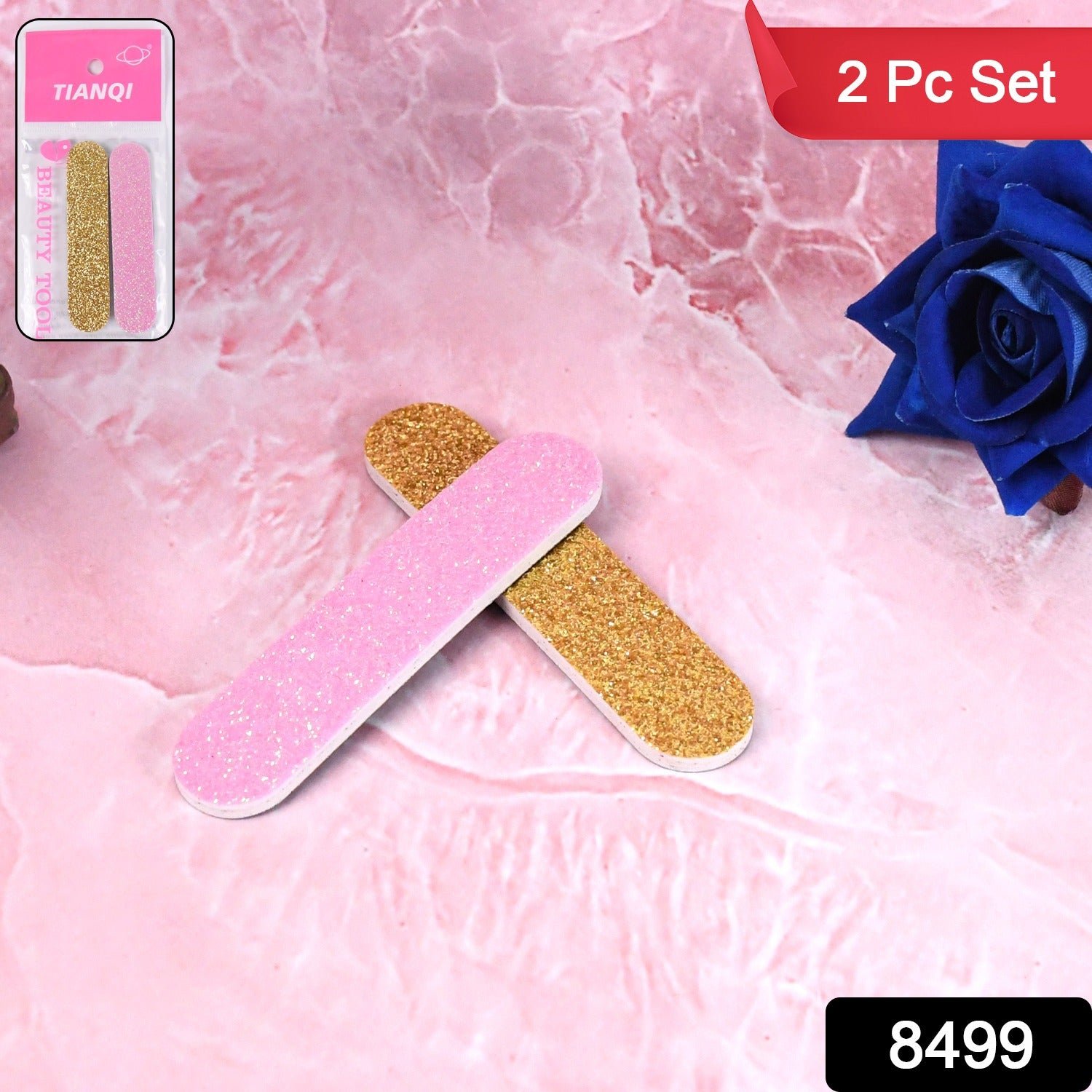 Professional Nail File – Double-Sided 2 Pc Set 9 cm | AuriGlam
