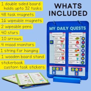 Magnetic Routine Board – Engaging Habit Tracker for Kids