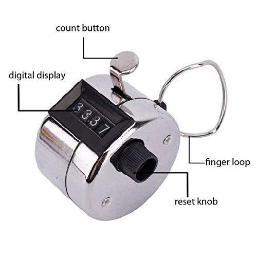 Hand Tally Counter – 4-Digit Manual Clicker | FitFuzion