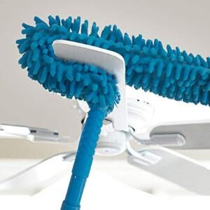 Microfiber Fan Duster – Flexible, Extendable for Easy Cleaning | Velvet Wipe