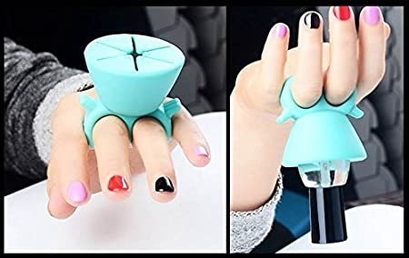 Nail Polish Holder – Spill-Proof Ring & Portable Stand | AuriGlam