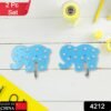 Self-Adhesive Hooks – Heavy Duty & Waterproof (2 Pc) | Indo Glow