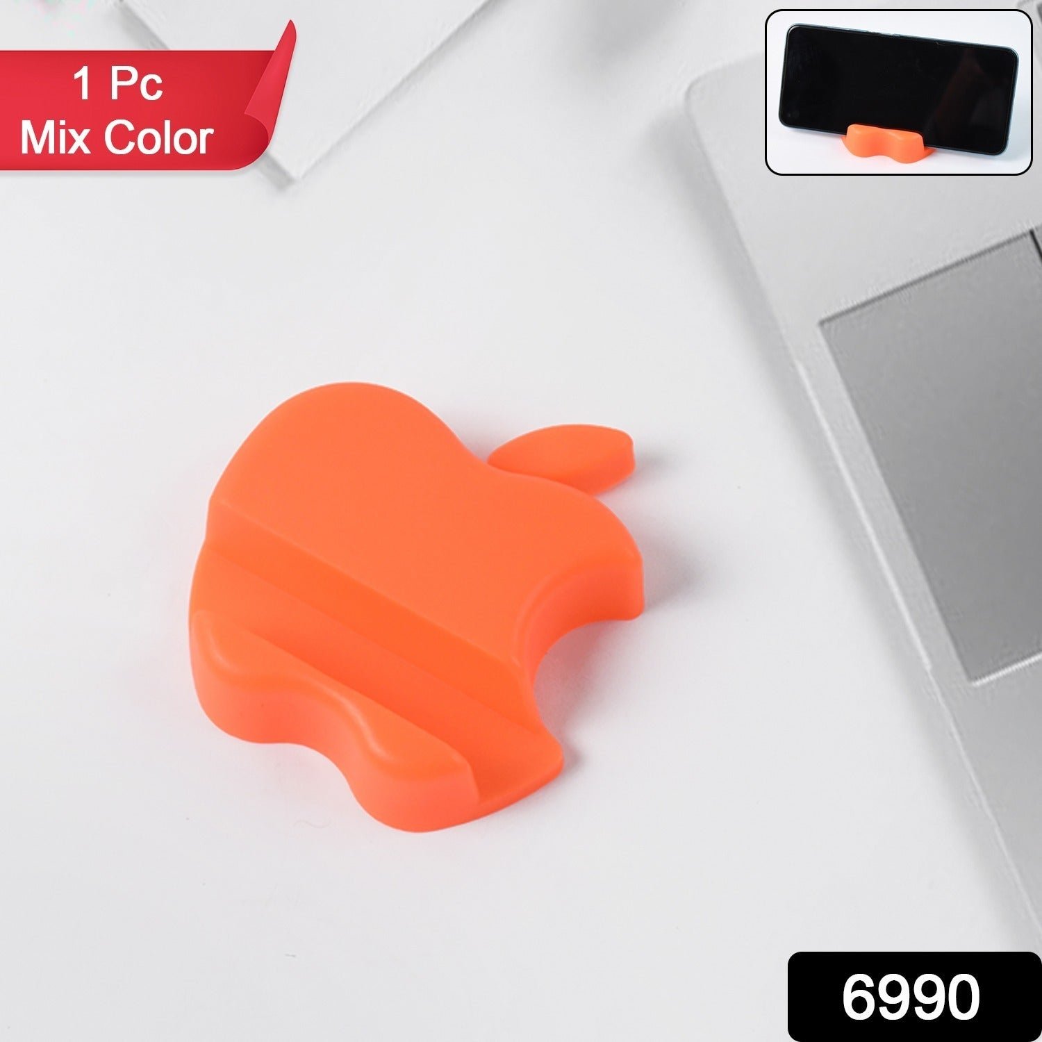 Apple-Shaped Mobile Phone Holder – Compact, Stylish Stand