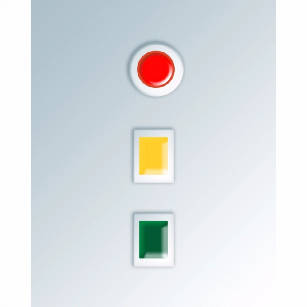 Signal Button Red, Orange and Green Mobile Case Cover - Image 2