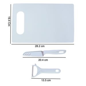 Kitchen Knife Set – 3 in 1 Knife, Chopping Board & Peeler