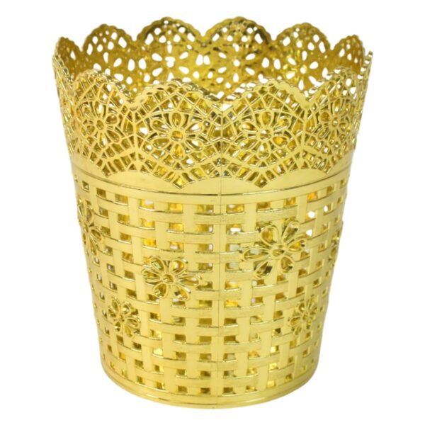 Makeup Brush Holder Metal Mesh Desk Organizer Stand for Vanity (1 Pc)