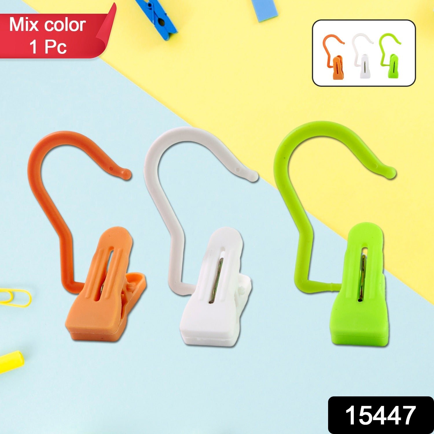 Hanging Hook Clip – Strong Grip & Rotatable, Multipurpose Use