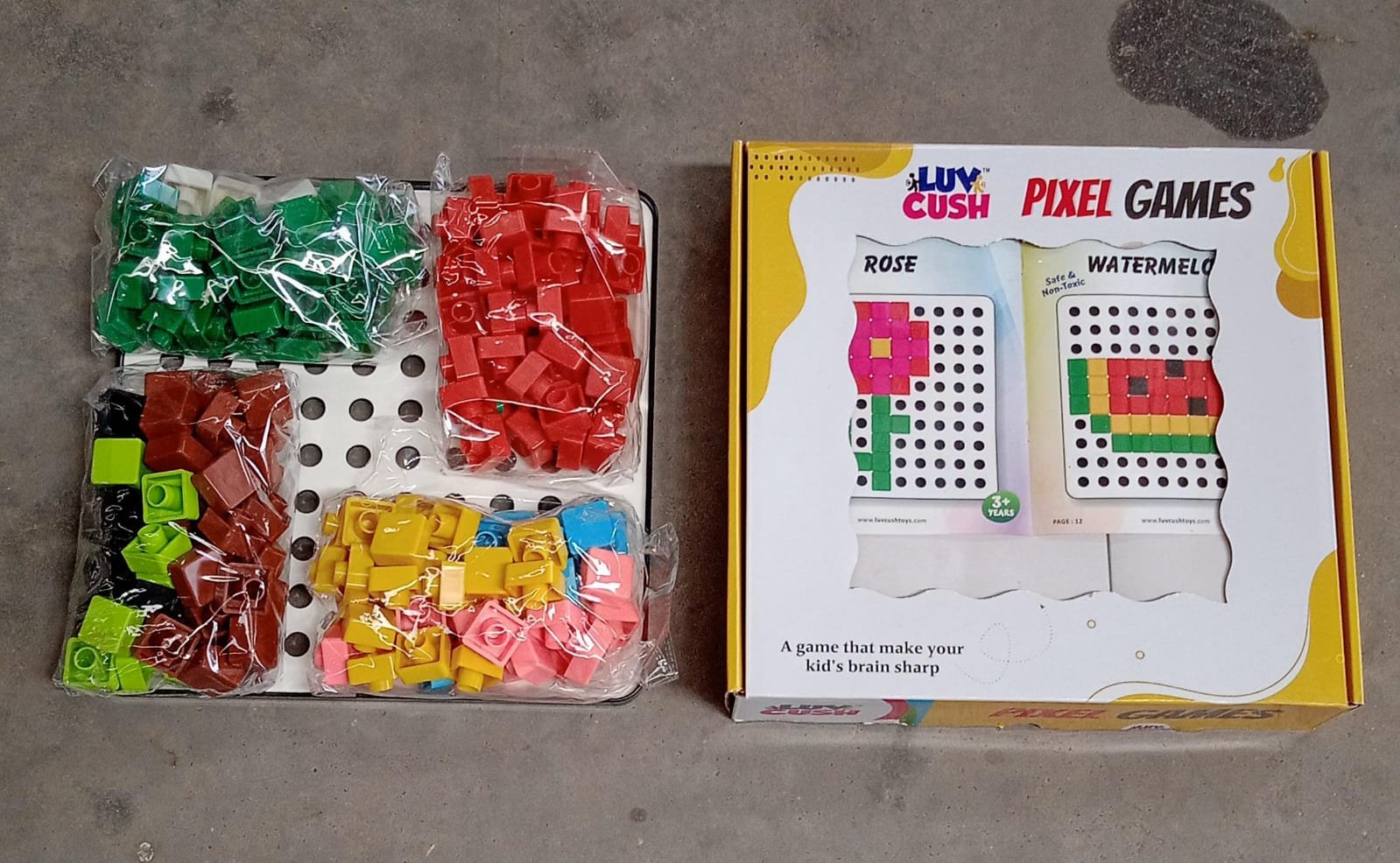 Pixel Cubes Toy – Educational Math & Brain Game for Kids | Dollura