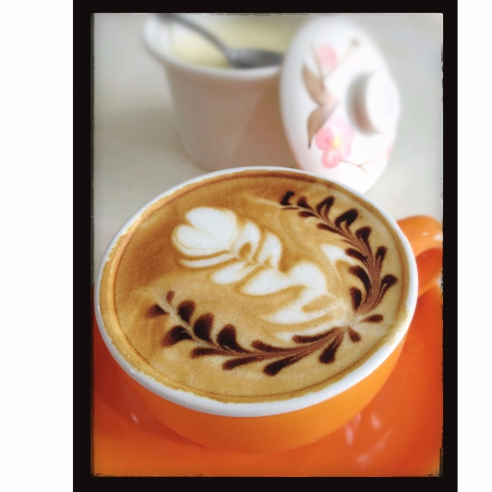 Cup of Coffee with Floral Images Mobile Case Cover - Image 2