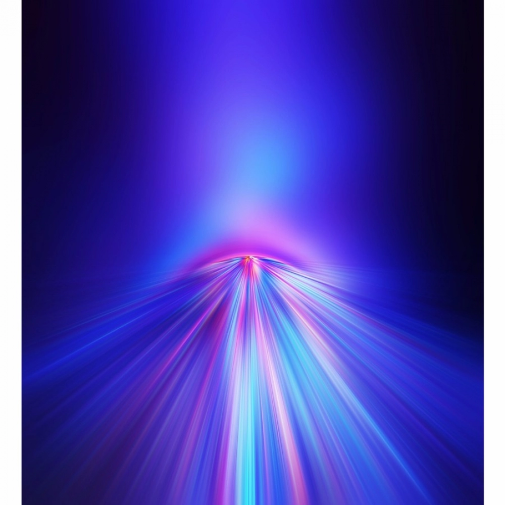 Blue Lighting Rays Mobile Case Cover - Image 2