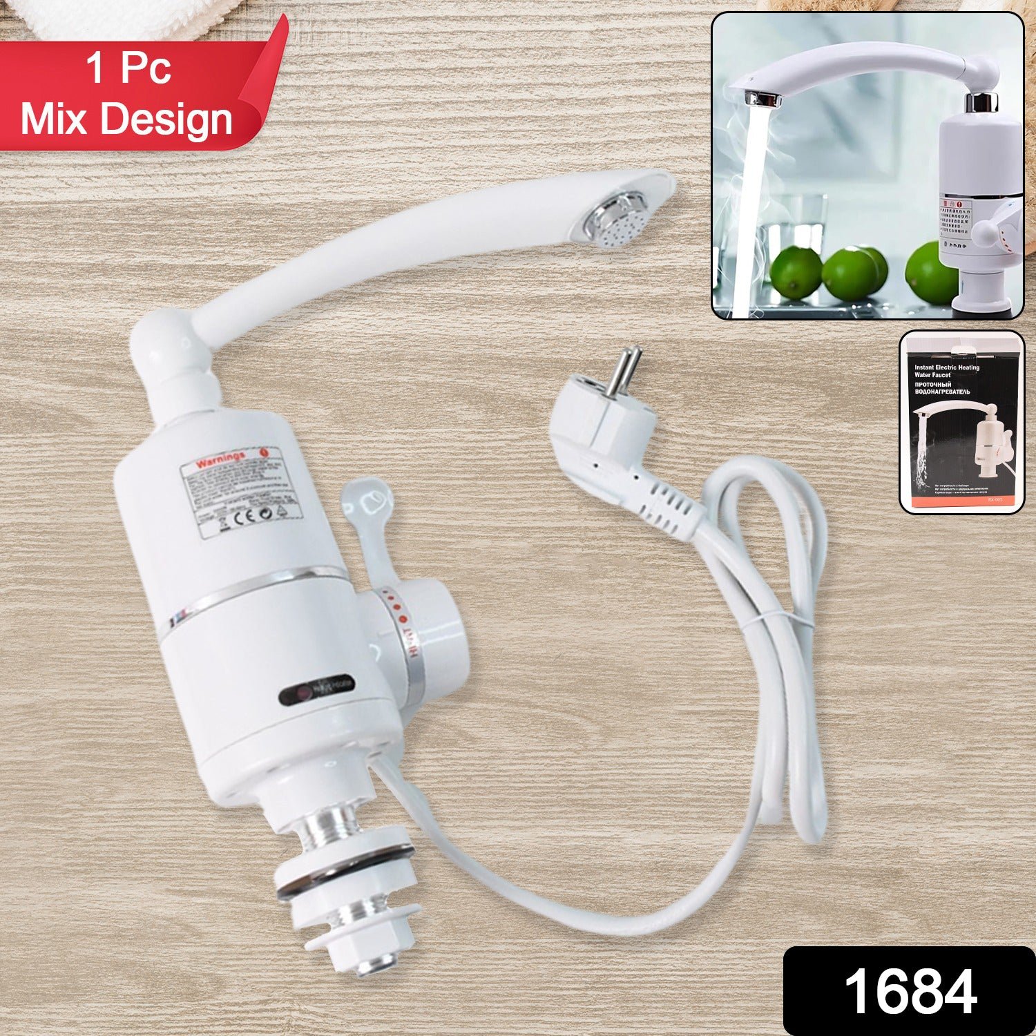 Electric Water Heater Faucet – Instant Hot Water & Safety