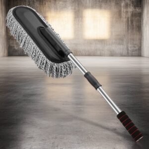Car Dust Brush – Gentle Interior & Exterior Cleaning | Velvet Wheels