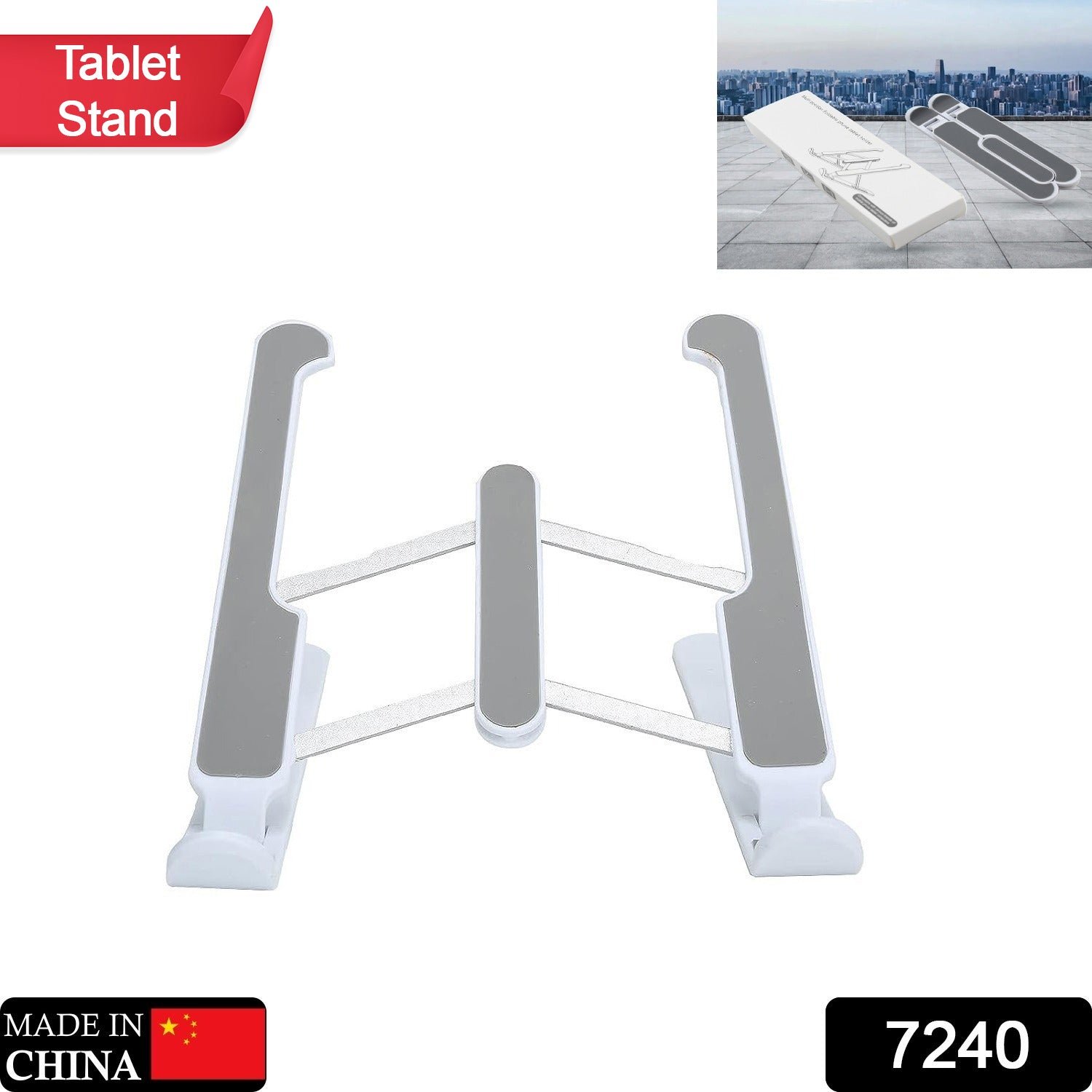 Adjustable Tablet Stand – Foldable & Ergonomic | Mobiléon