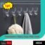 Wall Hook Rail – Heavy Duty 6-Pin Transparent Golden | GlimmerHome