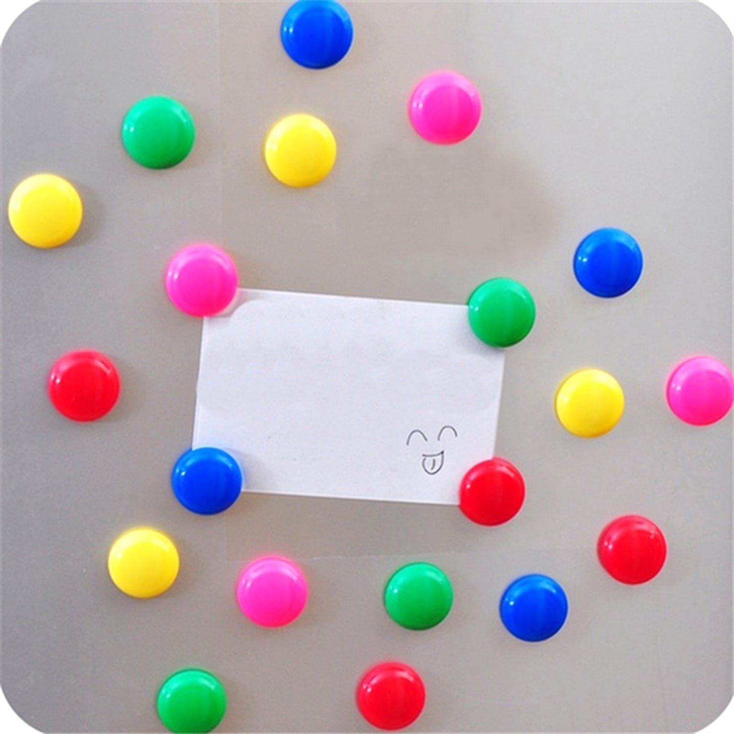 Board Magnets – Vibrant Circular Plastic for Whiteboards | Deskura