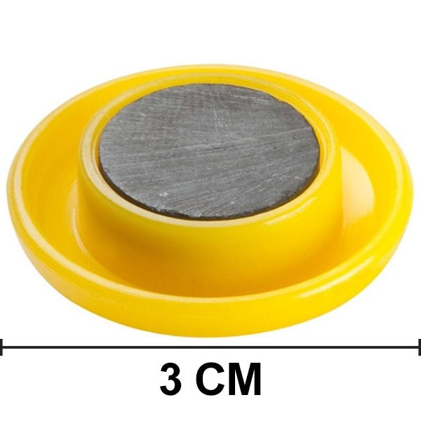 Board Magnets – Vibrant Circular Plastic for Whiteboards | Deskura