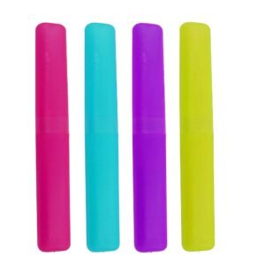 Portable Toothbrush Case – Dust-Proof Travel Holder (Pack of 4) | BrushedUp