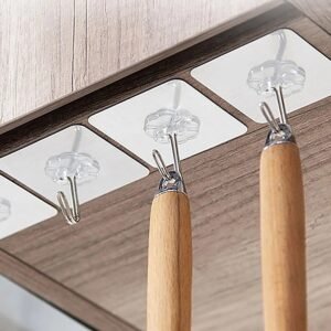 Stainless Steel Adhesive Hooks – Waterproof & Rustproof | GlimmerHome