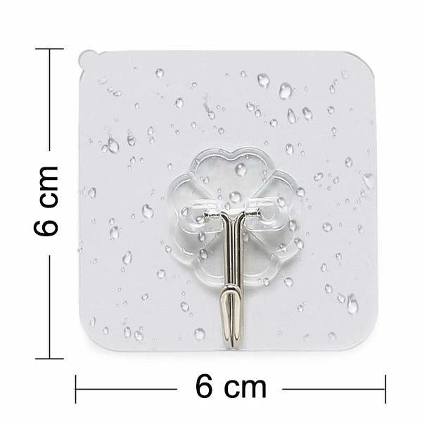 Stainless Steel Adhesive Hooks – Waterproof & Rustproof | GlimmerHome