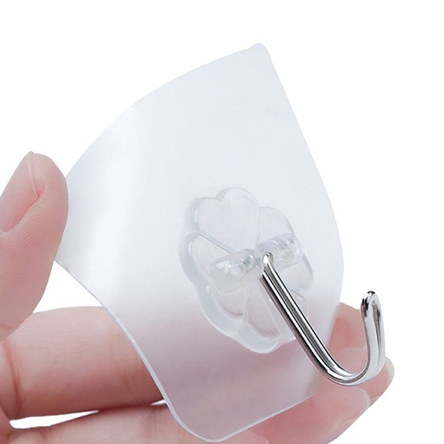 Stainless Steel Adhesive Hooks – Waterproof & Rustproof | GlimmerHome