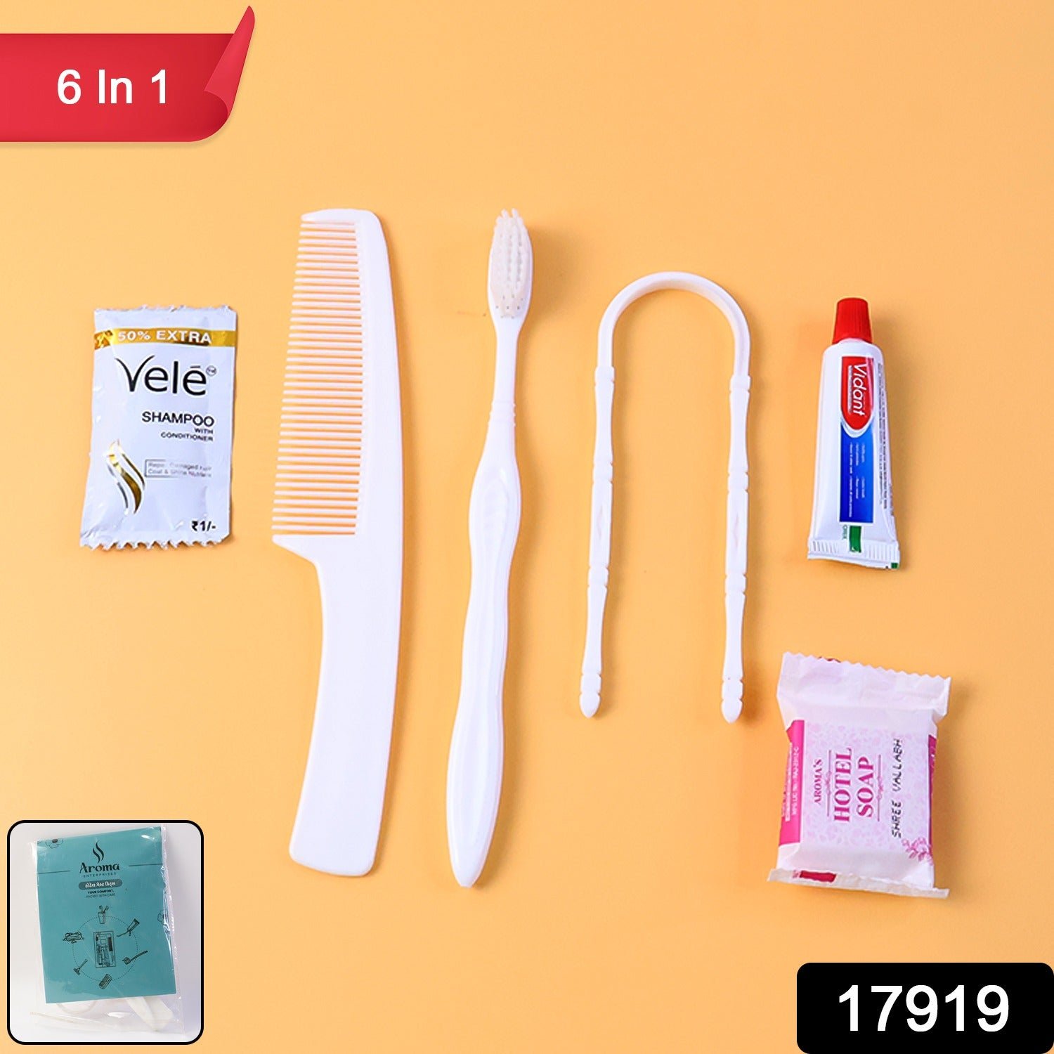 46f4b755-a1ce-4265-bb7b-152a80e6460a Hotel Guest Toiletry Kit – Complete 6-in-1 Travel & Hygiene Set