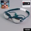Anti-Fog Swimming Goggles – UV Protection with Mirrored Lenses & Earplugs