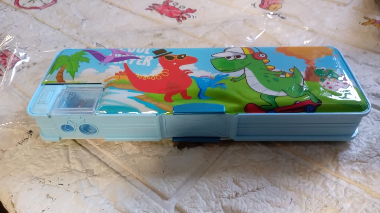Kids Pencil Case – Dual Compartment Stationery Box | Deskrova