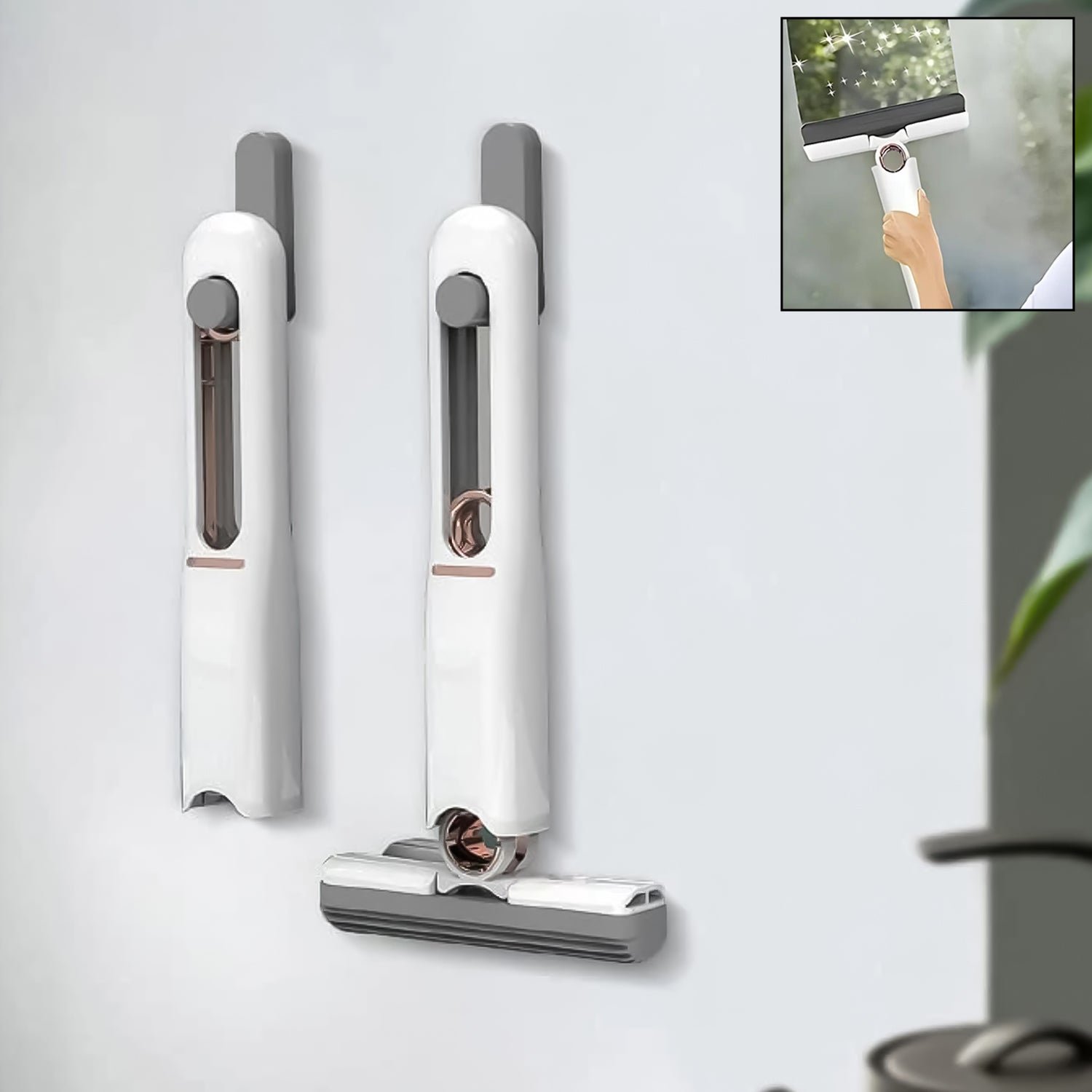 Portable Self-Squeeze Mini Mop – Hands-Free Cleaning | XcelCraft