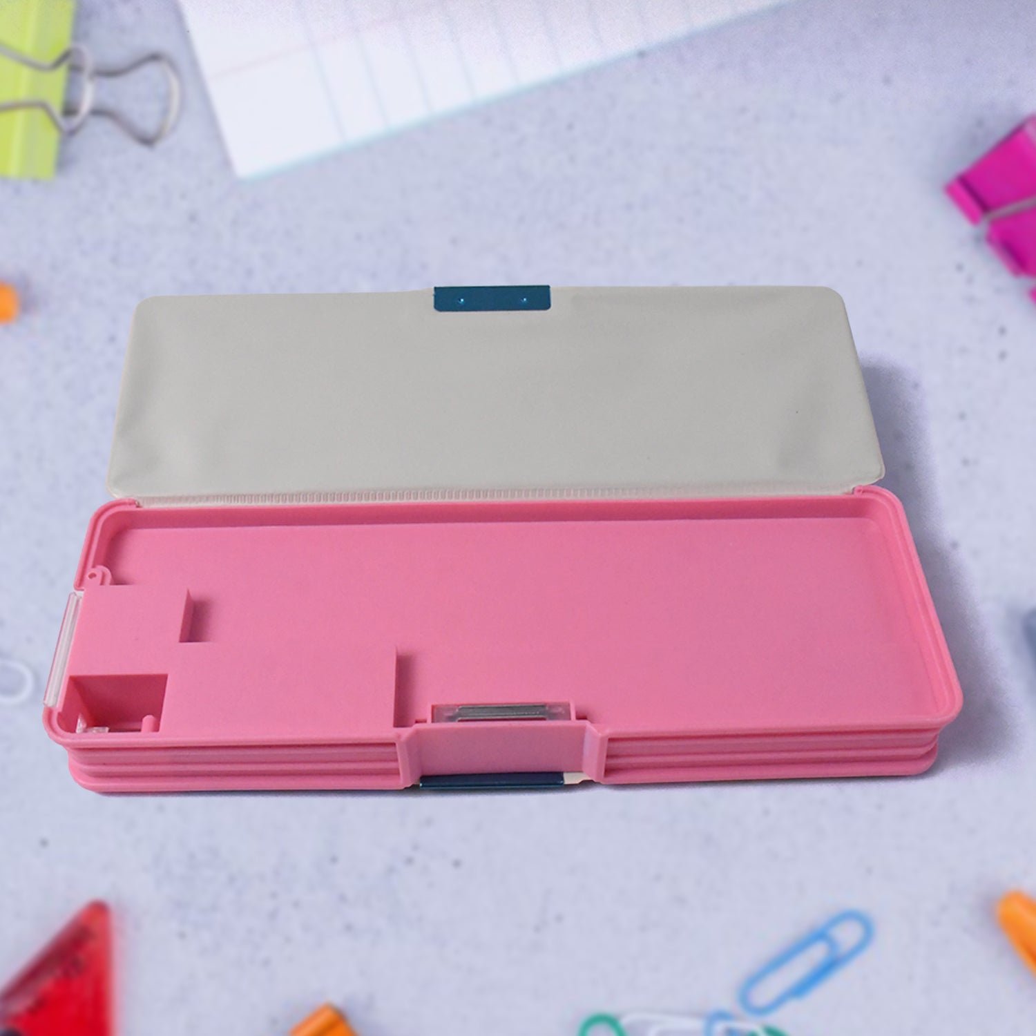 Kids Pencil Case – Dual Compartment Stationery Box | Deskrova