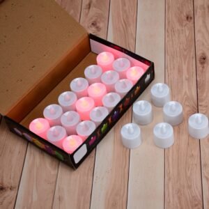 4_0400e024-9c5c-4a99-800c-264c4d107142 Red LED Flameless Tealight Candles – Safe & Smokeless Ambiance