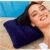 Inflatable Travel Pillow – Velvet Air Comfort (Blue) | PillowTrek