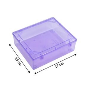 Plastic Storage Container – Clear & Multipurpose | Tidy Table