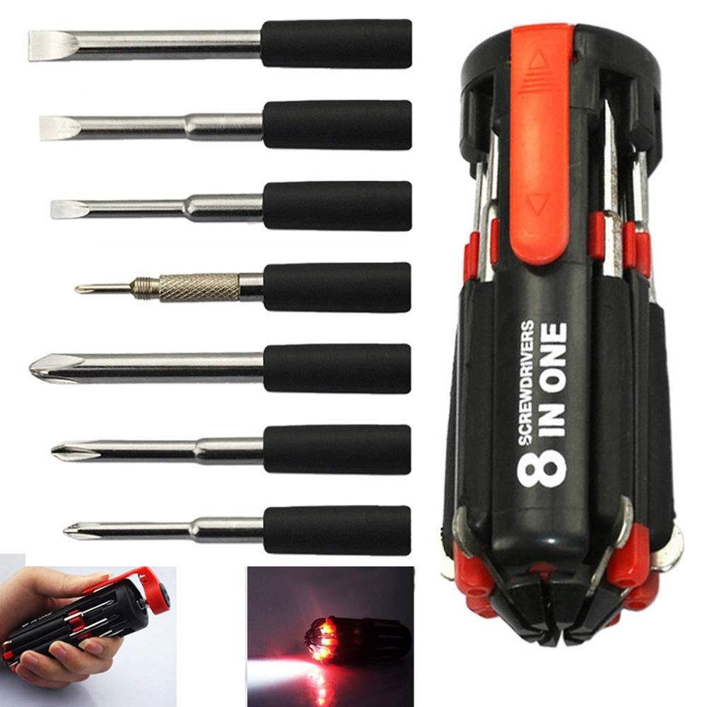 Multi-Function Screwdriver Kit – 8-in-1 LED Torch | BoltForce