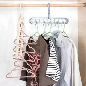 Space Saving Hanger – 9-Hole Wardrobe Organizer | Organivo