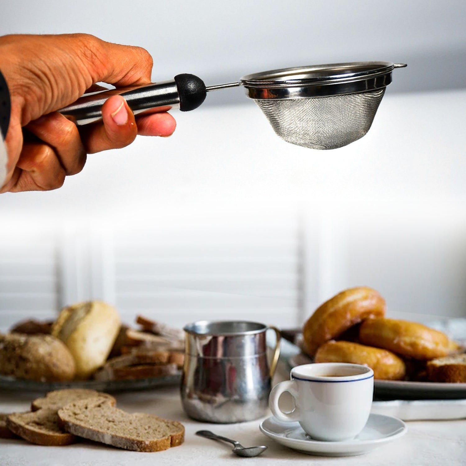 Stainless Steel Strainer – Fine Mesh Kitchen Filter | Quickslice