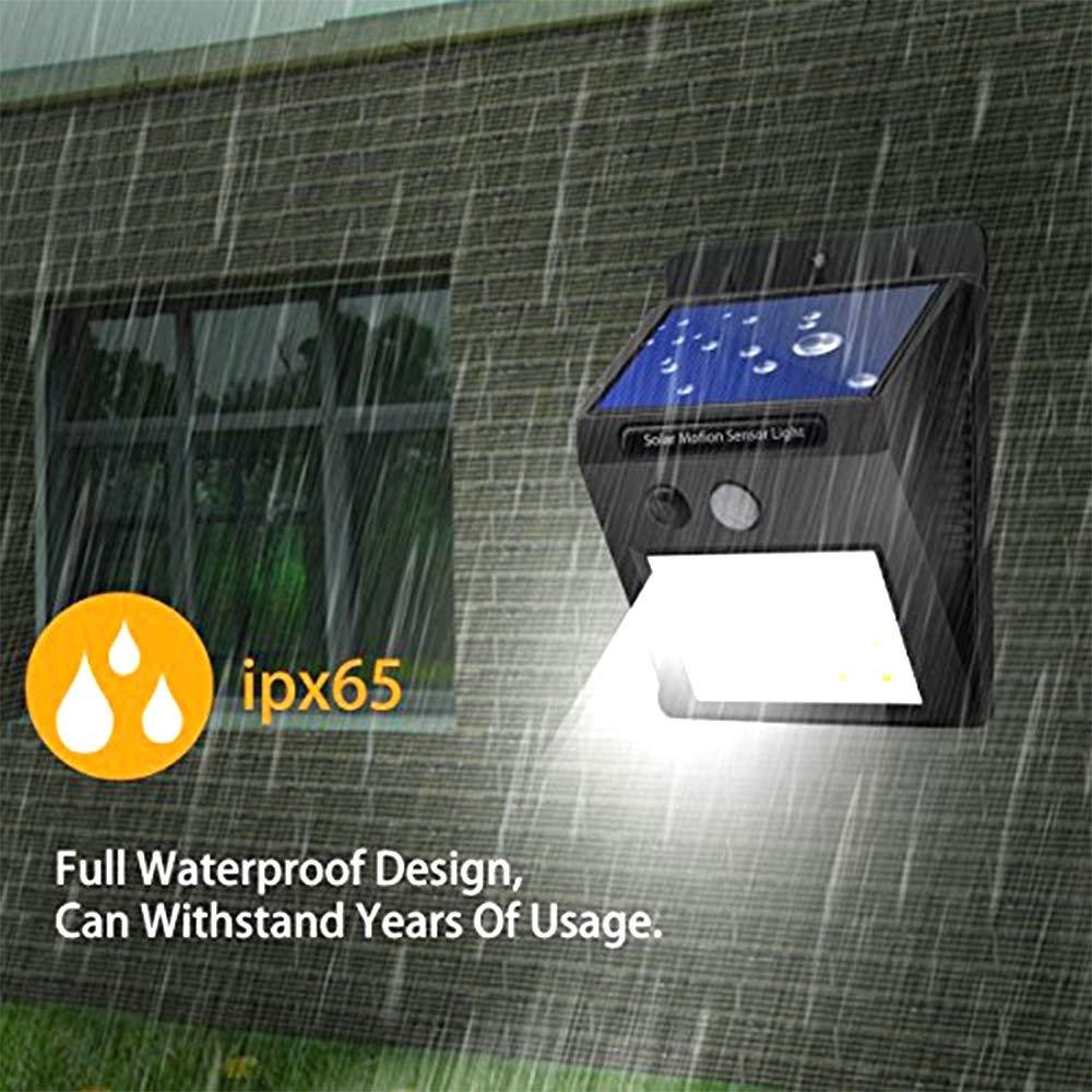 Solar Security LED Light – 30-LED Outdoor Wall | AutoSafeo