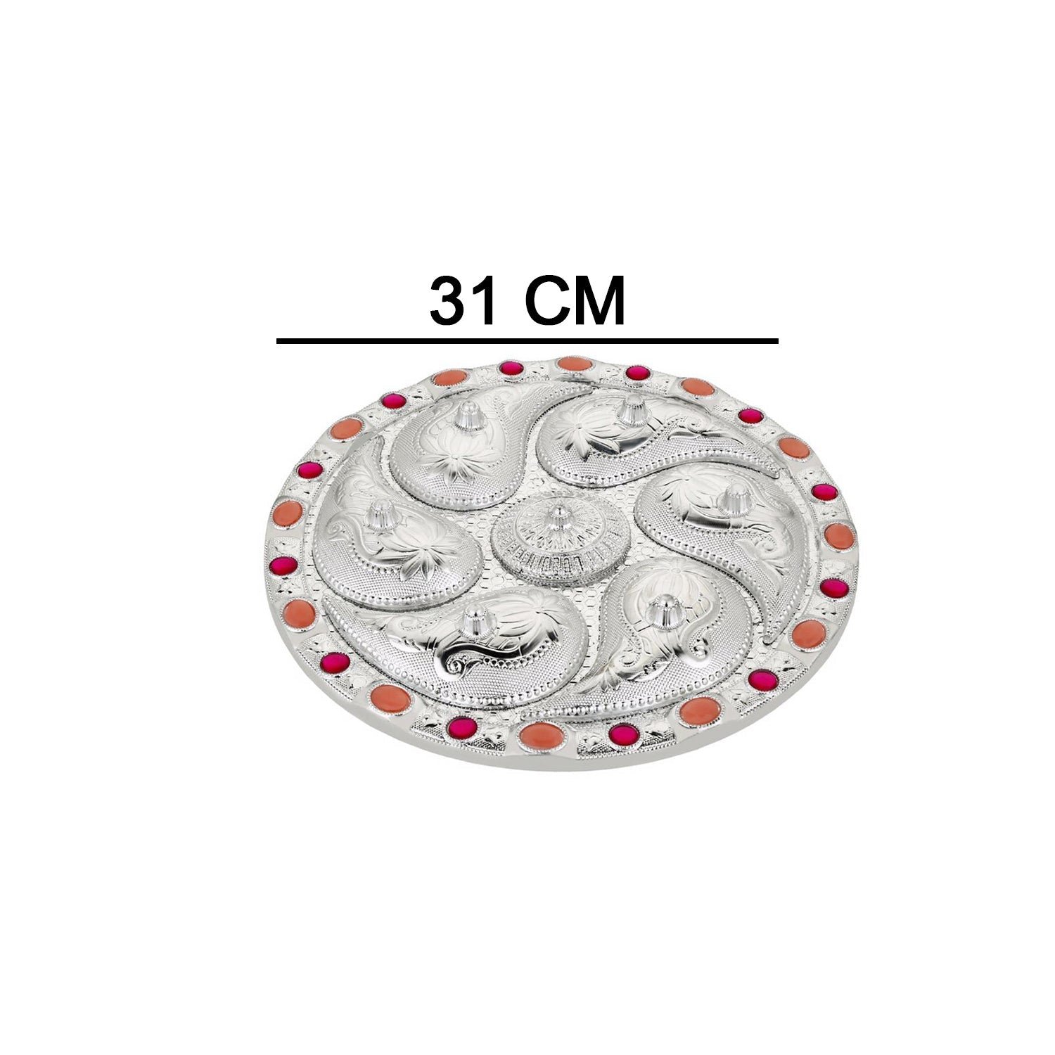 4_4e634d6b-d9ea-4843-9427-55e0cb9ee955 Rotating Dry Fruit Tray – 7-Compartment Snack Server | Lunchie Bunchie