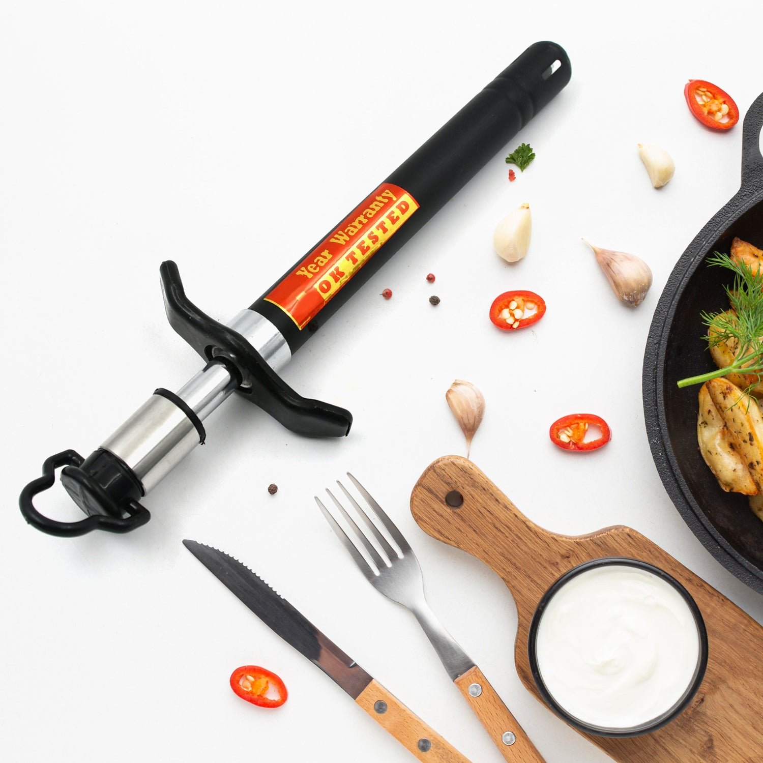 Stainless Steel Kitchen Gas Lighter – Durable & Safe | CookAura