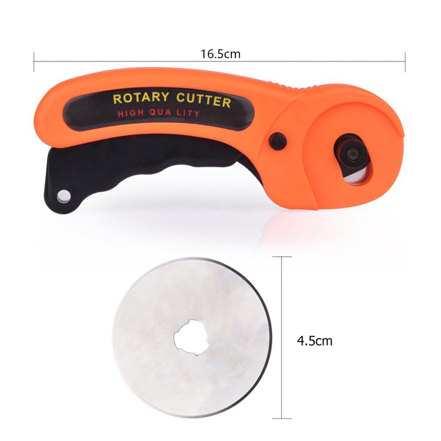 45mm Rotary Cutter – Heavy Duty Fabric & Craft Precision