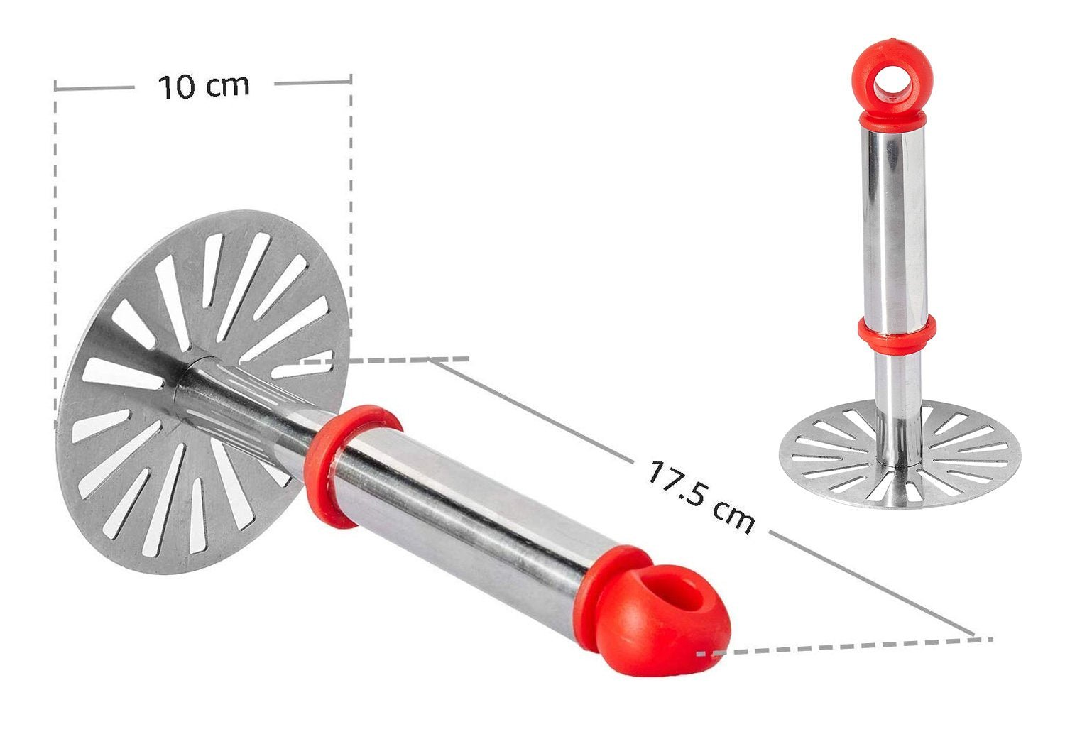 Pau Bhaji Masher – Stainless Steel & Ergonomic Grip | Quickslice