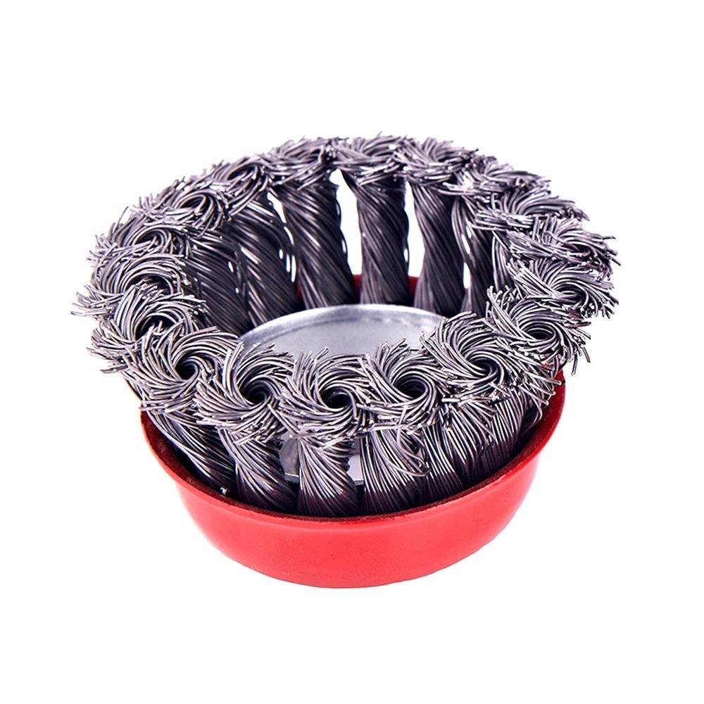 Wire Wheel Cup Brush – Heavy Duty Metal Cleaning | Velvet Wipe