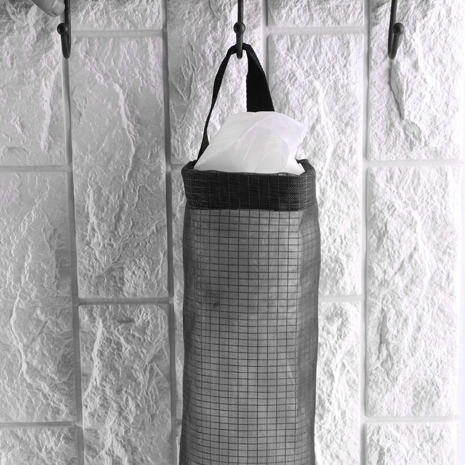 Hanging Waste Bag Holder – Durable Mesh Organizer | Tidy Table