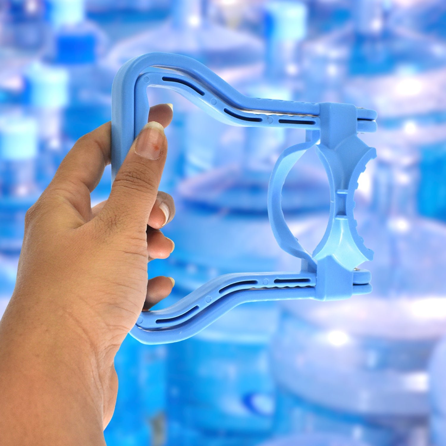Water Bottle Lifter Handle – Ergonomic Plastic Carrier for Easy Carrying