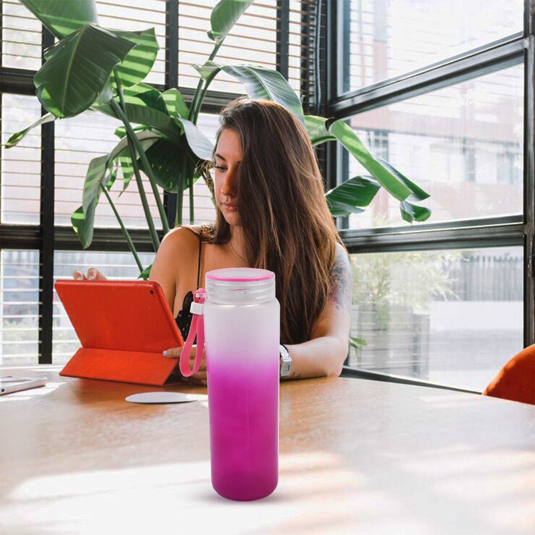 Glass Water Bottle – 350 ML Motivational | Own Hydrate