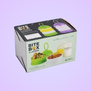Baby Food Storage Box – 3-Layer Portable | Mini Bubbles