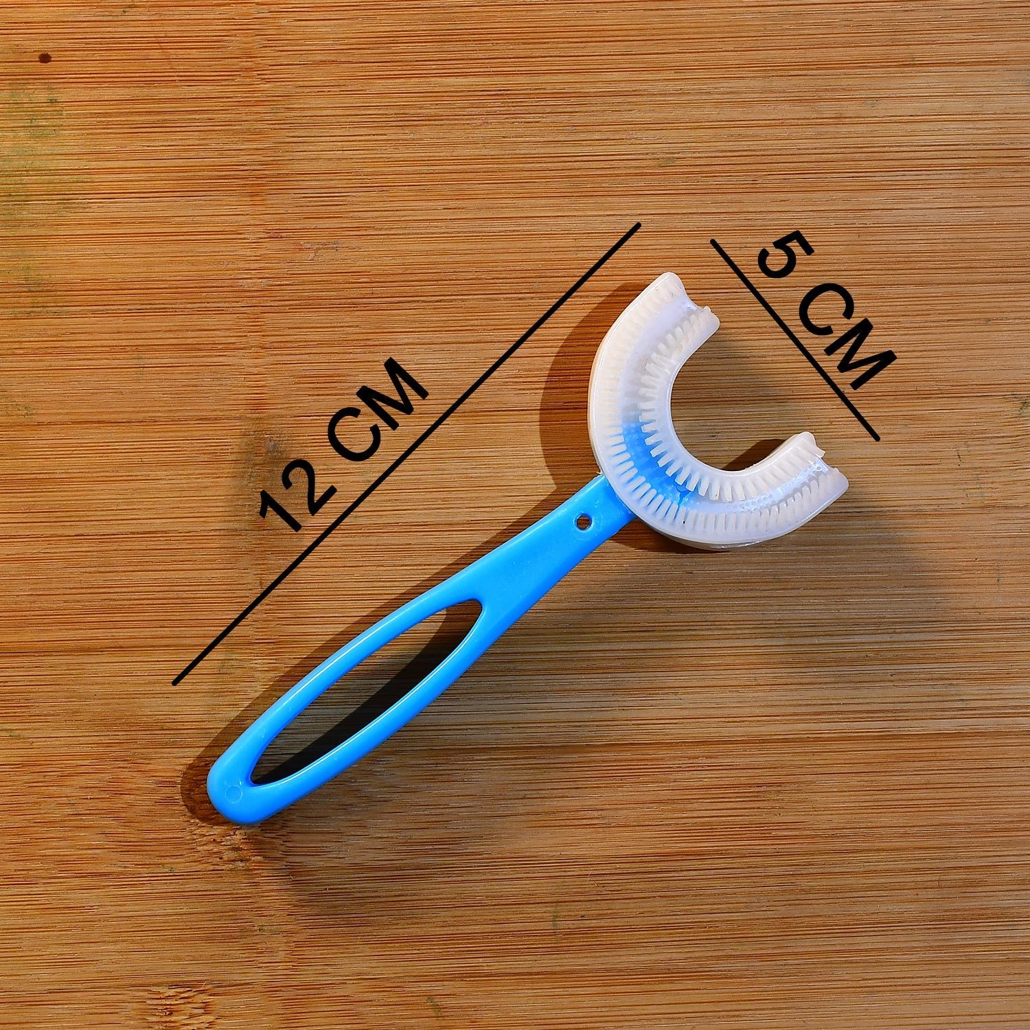U-Shaped Toothbrush for Kids – Gentle Silicone Clean | Mini Bubbles