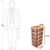 Plastic Modular Drawer – 5-Tier Brown Storage | Organivo