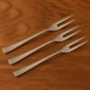 Mini Dessert Fruit Fork Set – Rust-Resistant Reusable Cutlery